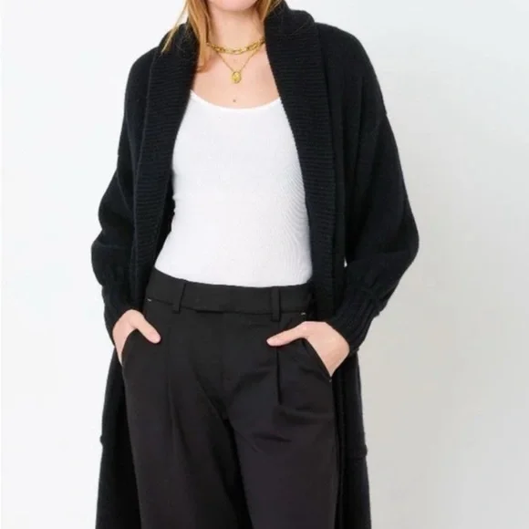 NWT Kerri Rosenthal takeaway duster sweater - Picture 3 of 4